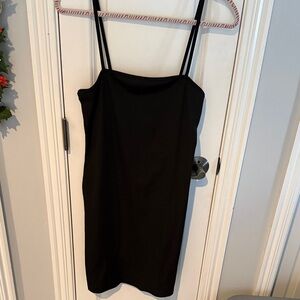 Elegant Black Body Con Dress